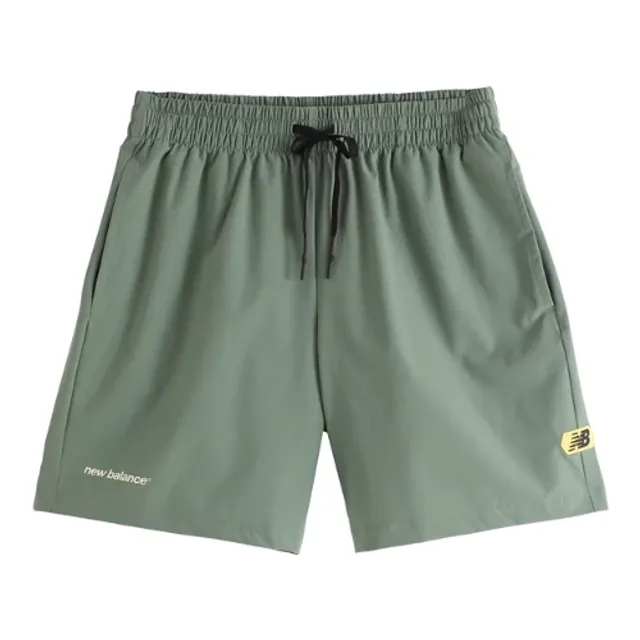 New Balance Men's Street Classics Short in Green Cotton