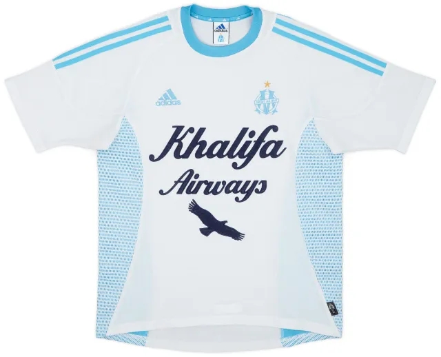 adidas 2002-03 Olympique Marseille Home Shirt - 9/10 - (S)