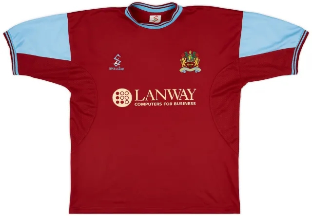 2001-02 Burnley Home Shirt - 6/10 - (L)