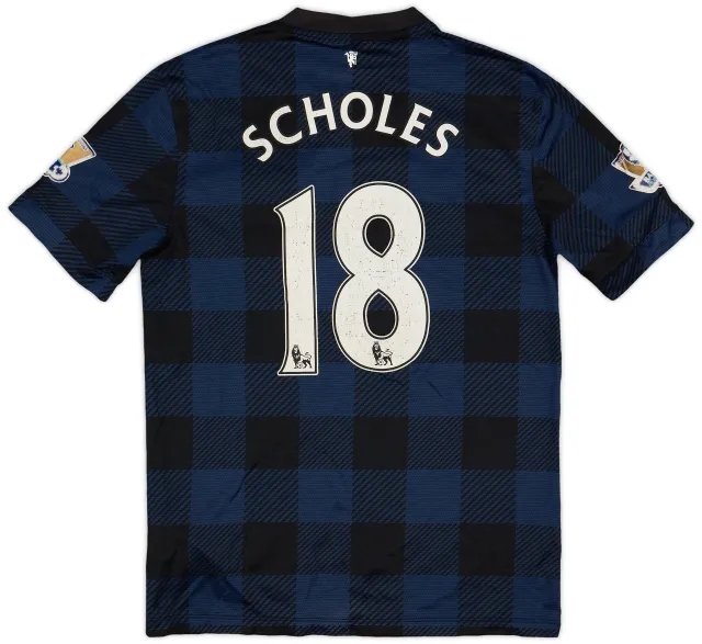 Nike 2013-14 Manchester United Away Shirt Scholes #22 - 5/10 - (M)