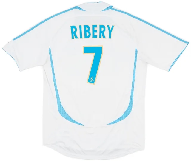 adidas 2006-07 Olympique Marseille Home Shirt Ribery #7 - 6/10 - (L)
