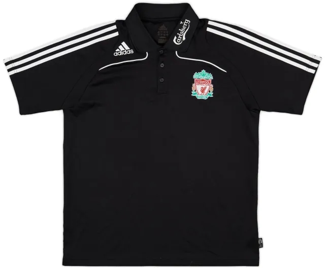 2008-09 Liverpool adidas Polo Shirt - 8/10 - (L)