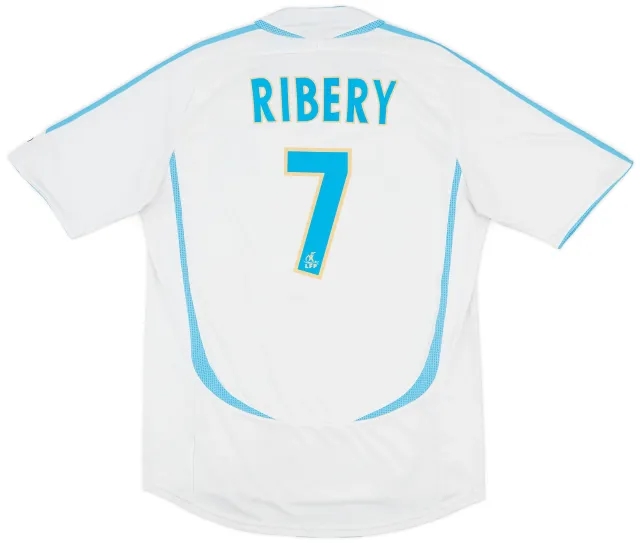 adidas 2006-07 Olympique Marseille Home Shirt Ribery #7 - 7/10 - (L)