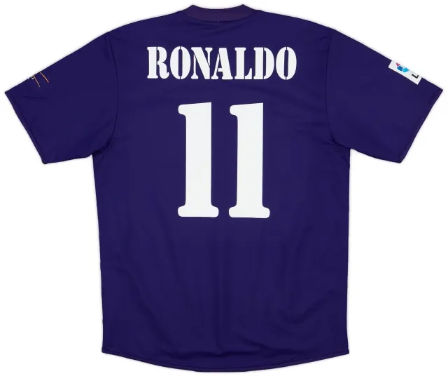 adidas 2002-03 Real Madrid Centenary Third Shirt Ronaldo #11 - 8/10 - (M)