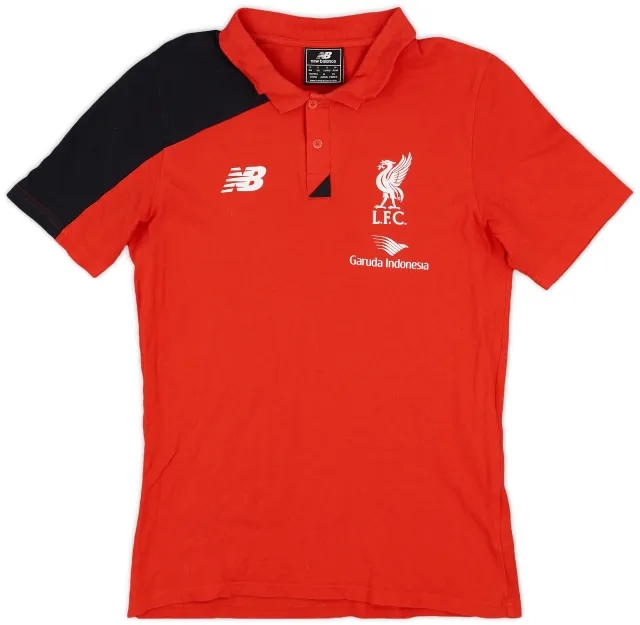 2015-16 Liverpool New Balance Polo Shirt - 9/10 - (S)
