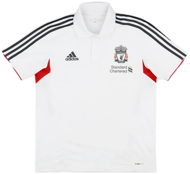 2011-12 Liverpool adidas Polo Shirt - 8/10 - (M/L)