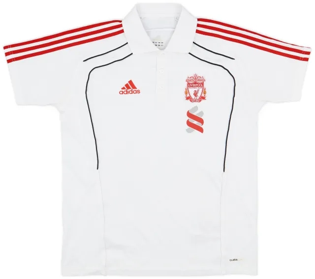 2010-11 Liverpool adidas Polo Shirt - 8/10 - (L)
