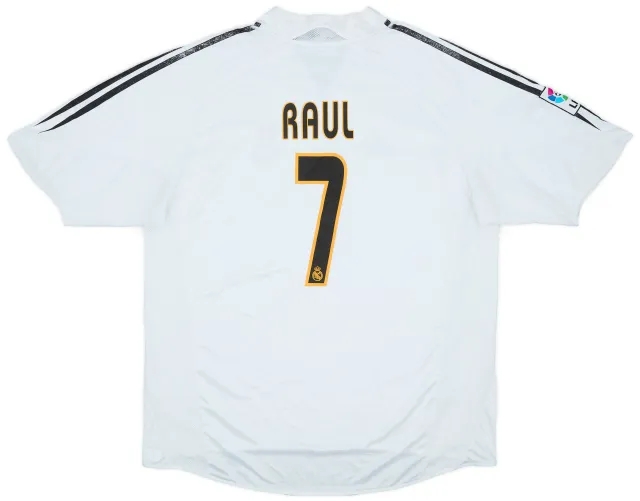 adidas 2004-05 Real Madrid Home Shirt Raul #7 - 5/10 - (XL)