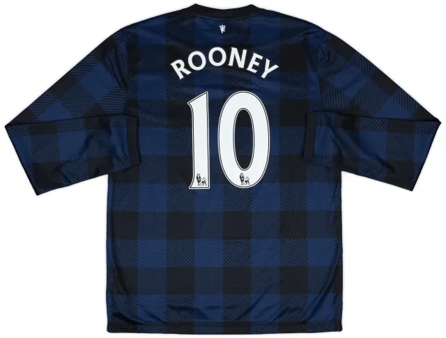 Nike 2013-14 Manchester United Away L/S Shirt Rooney #10 - 10/10 - (L)