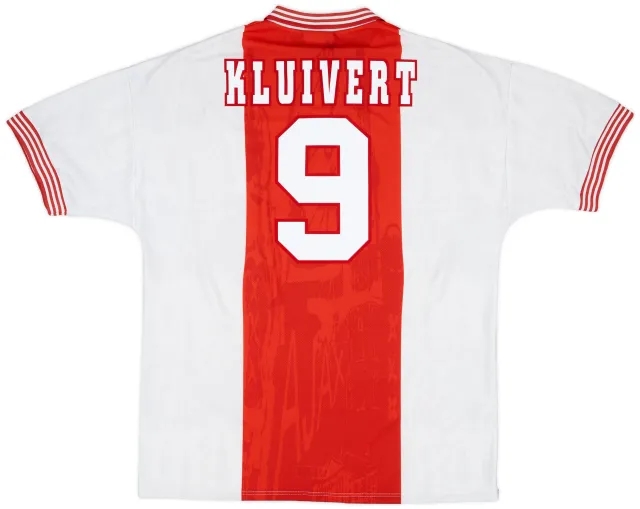 Umbro 1996-97 Ajax Home Shirt Kluivert #9 - 10/10 - (XL)