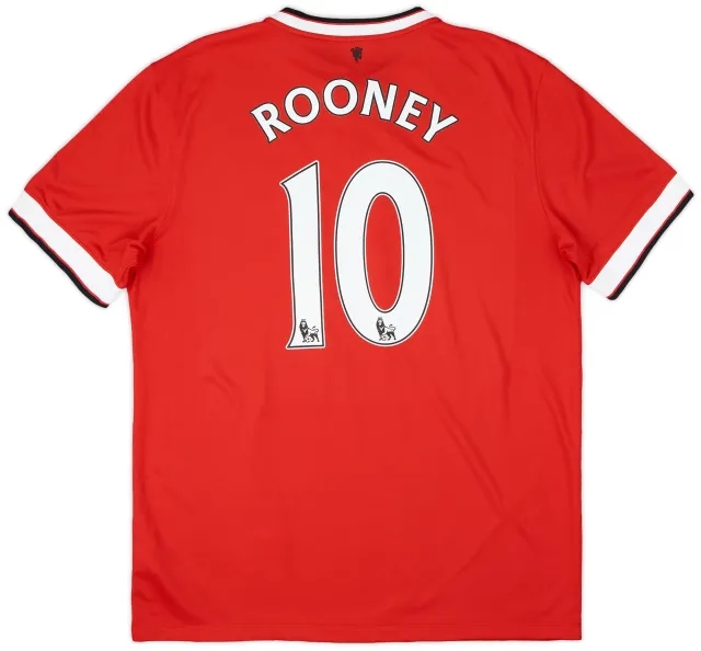Nike 2014-15 Manchester United Home Shirt Rooney #10 - 7/10 - (L)