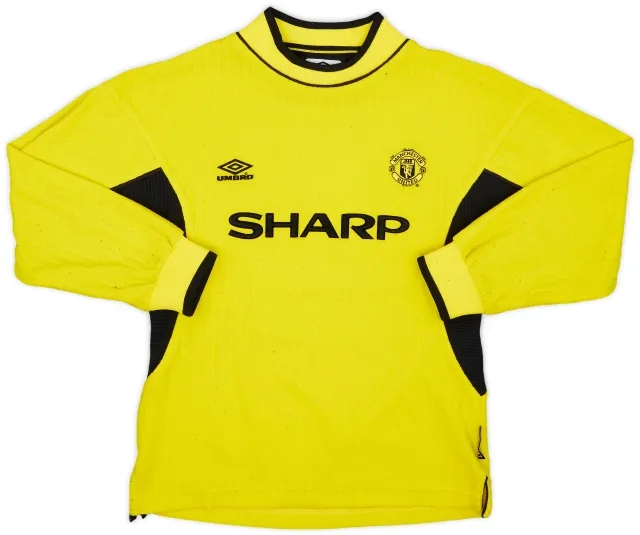 Umbro 1999-00 Manchester United GK Shirt - 9/10 - (M.Boys)