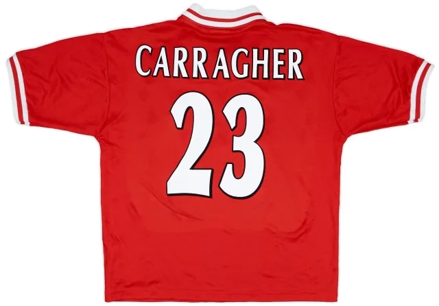 Reebok 1996-98 Liverpool Home Shirt Carragher #23 - 9/10 - (L)