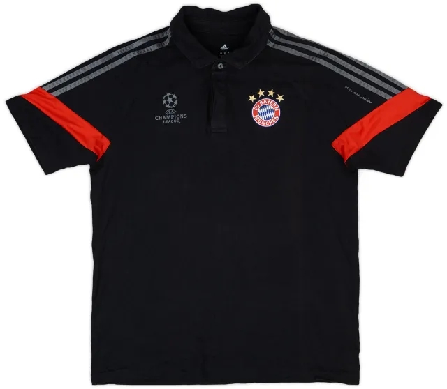 2014-15 Bayern Munich CL adidas Polo Shirt - 9/10 - (L)