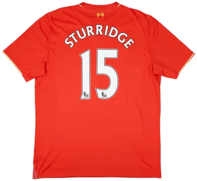 NewBalance 2015-16 Liverpool Home Shirt Sturridge #15 - 6/10 - (XL)