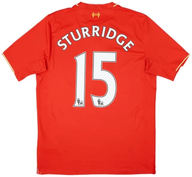 NewBalance 2015-16 Liverpool Home Shirt Sturridge #15 - 6/10 - (S)