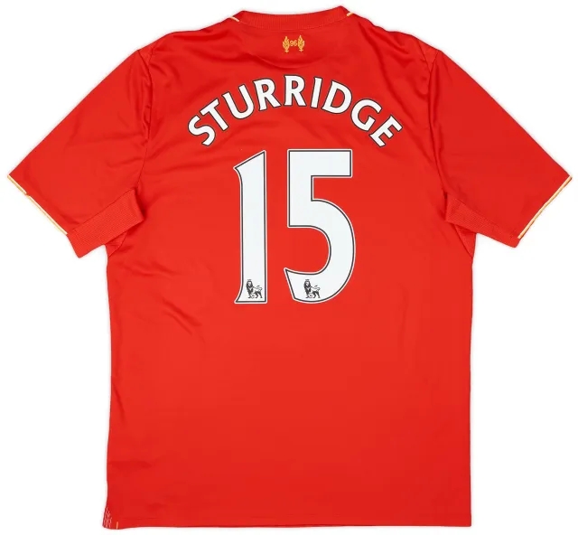 NewBalance 2015-16 Liverpool Home Shirt Sturridge #15 - 5/10 - (L)