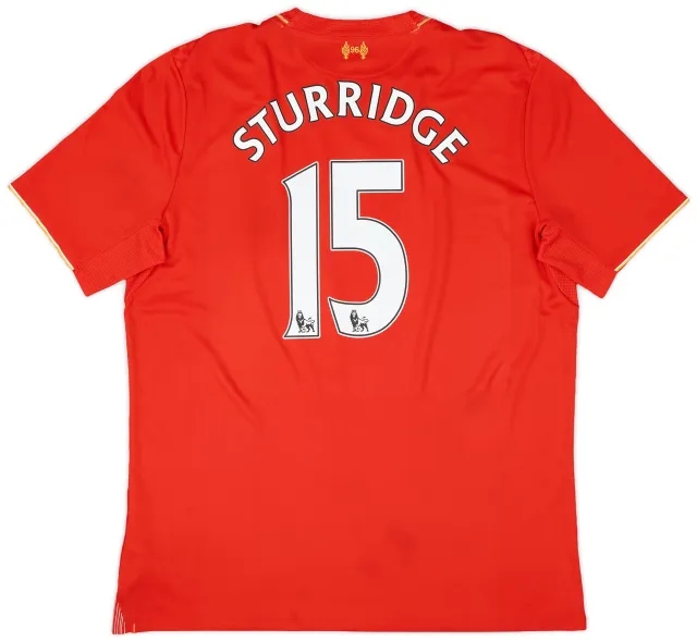 NewBalance 2015-16 Liverpool Home Shirt Sturridge #15 - 6/10 - (XL)