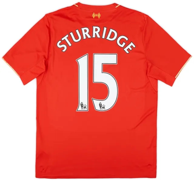 NewBalance 2015-16 Liverpool Home Shirt Sturridge #15 - 3/10 - (S)
