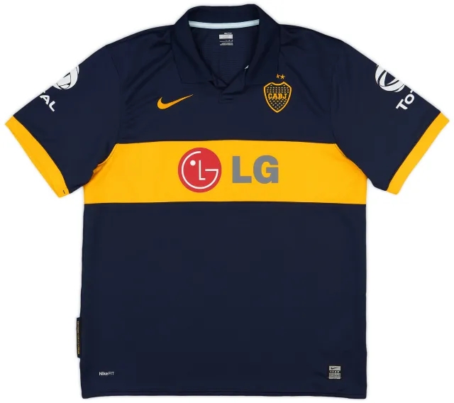 Nike 2009-10 Boca Juniors Home Shirt - 8/10 - (L)