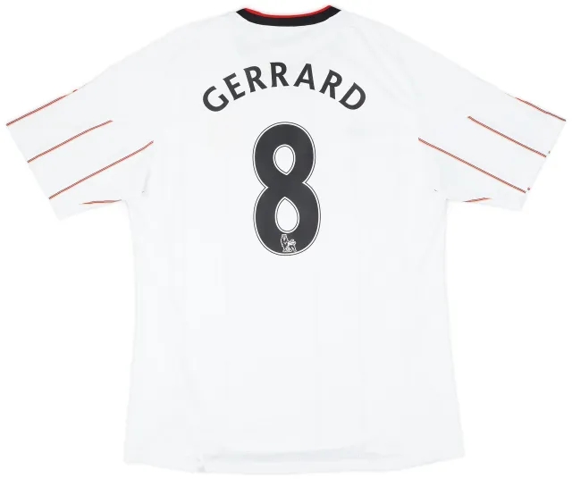 adidas 2010-11 Liverpool Away Shirt Gerrard #8 - 6/10 - (L)