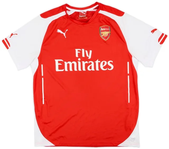 Puma 2014-15 Arsenal Home Shirt - 4/10 - (L)