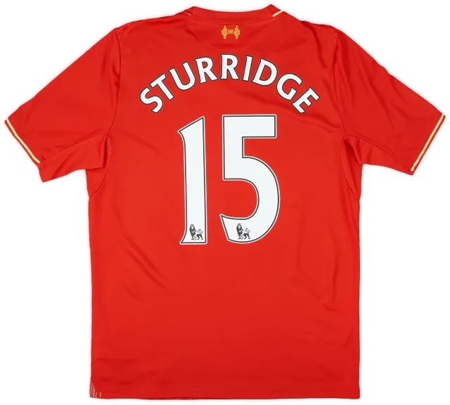 NewBalance 2015-16 Liverpool Home Shirt Sturridge #15 - 4/10 - (S)