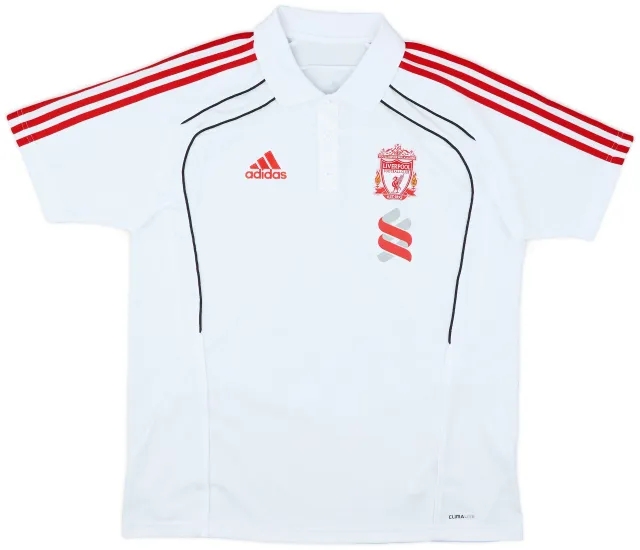 2010-11 Liverpool adidas Polo Shirt - 9/10 - (L)