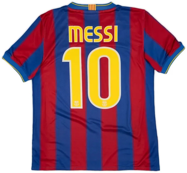 Nike 2009-10 Barcelona Home Shirt Messi #10 - 7/10 - (S)