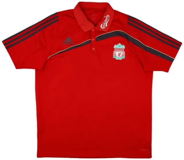 2009-10 Liverpool adidas Polo Shirt - 8/10 - (XL)