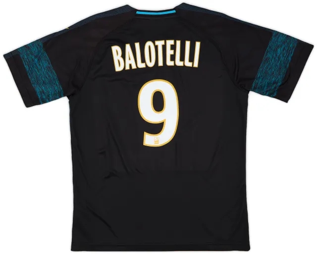 Puma 2018-19 Olympique Marseille Away Shirt Balotelli #9 - 9/10 - (L)