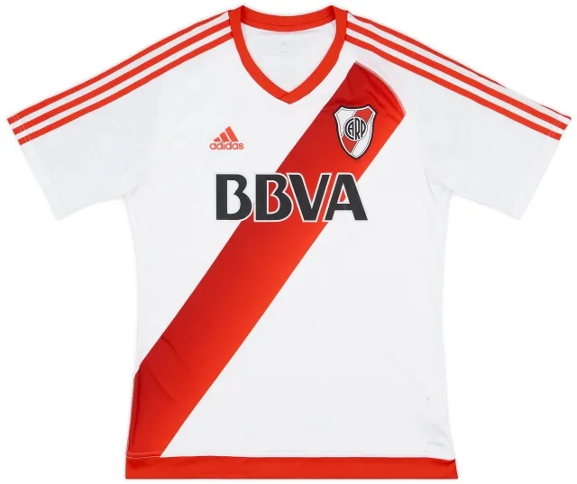 adidas 2016-17 River Plate Home Shirt - 7/10 - (L)