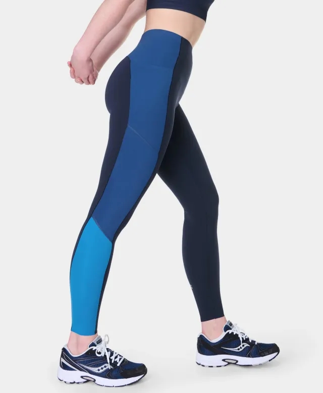 Power UltraSculpt High-Waisted 7/8 Colour Block Gym Leggings