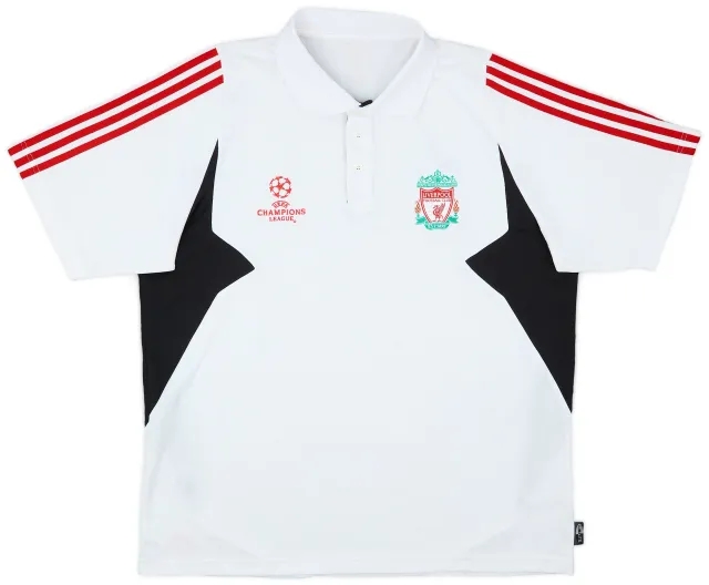 adidas 2007-08 Liverpool Champions League Polo Shirt - 7/10 - (XXL)