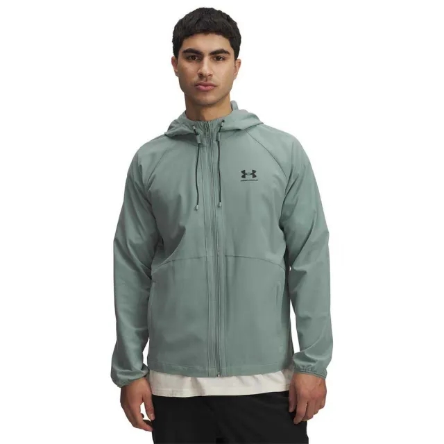 Under Armour  Stretch Woven Men's Windbreaker Silica Green / Black / Black L