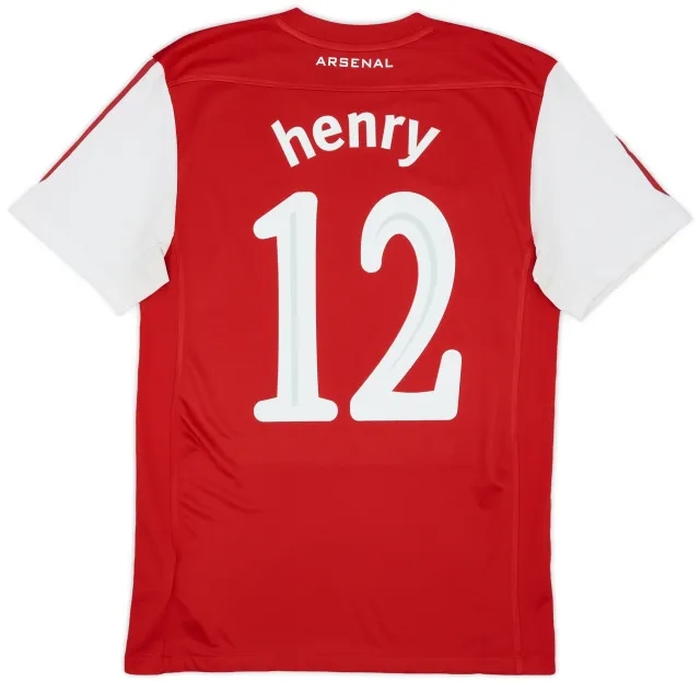Nike 2011-12 Arsenal Home Shirt Henry #12 - 9/10 - (S)