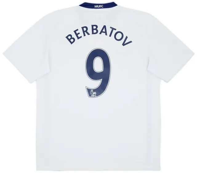 Nike 2008-10 Manchester United Away Shirt Berbatov #9 - 7/10 - (L)
