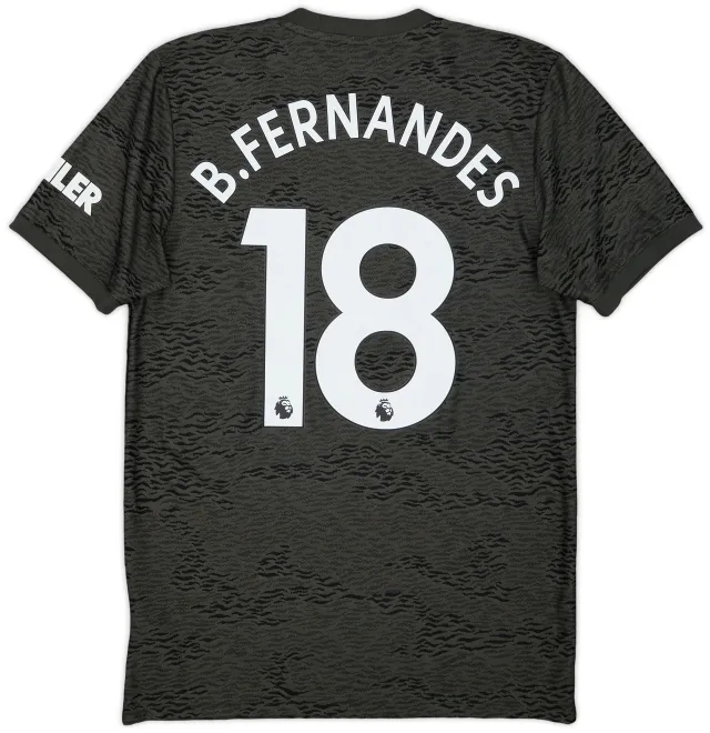 adidas 2020-21 Manchester United Away Shirt B.Fernandes #18 - 9/10 - (S)