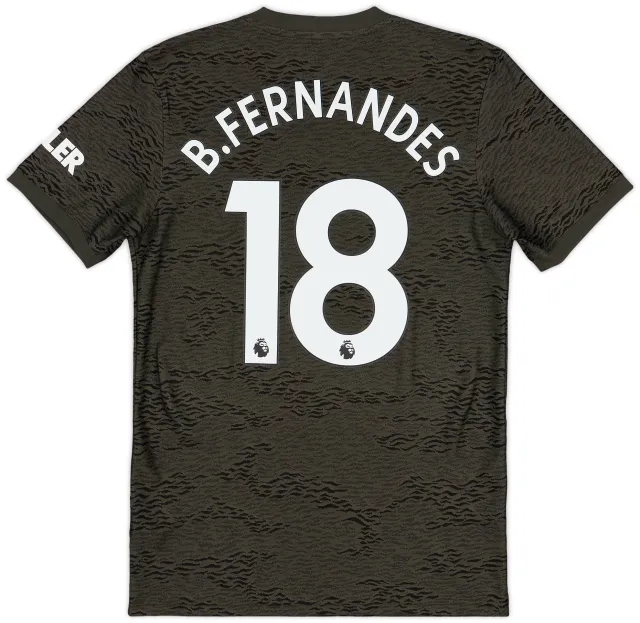 adidas 2020-21 Manchester United Away Shirt B.Fernandes #18 - 8/10 - (S)