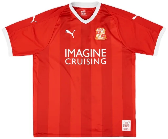 Puma 2018-19 Swindon Home Shirt - 7/10 - (XL)