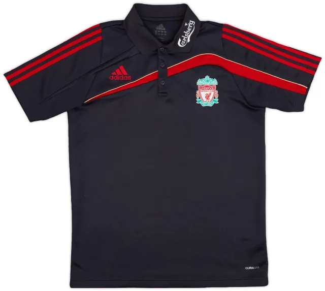 2009-10 Liverpool adidas Polo Shirt - 8/10 - (M)