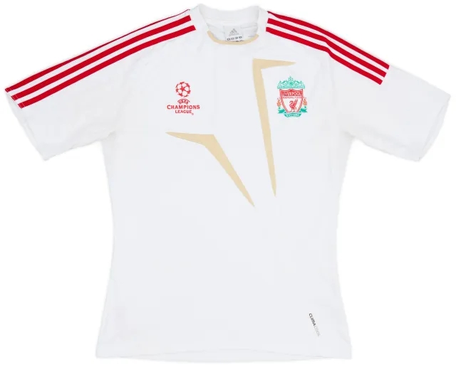 2009-10 Liverpool adidas CL Training Shirt - 8/10 - (S/M)