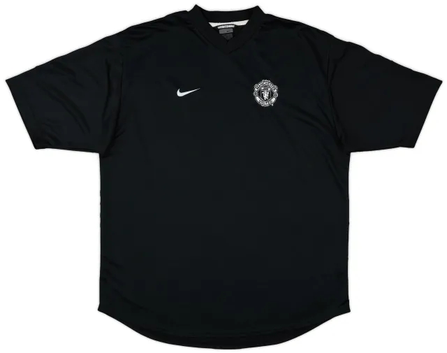 2002-03 Manchester United Nike Training Shirt - 8/10 - (L)