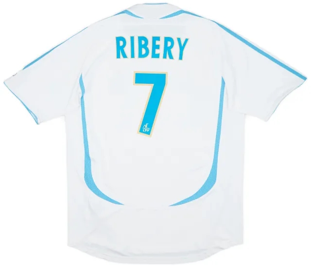 adidas 2005-06 Olympique Marseille Home Shirt Ribery #7 - 7/10 - (L)