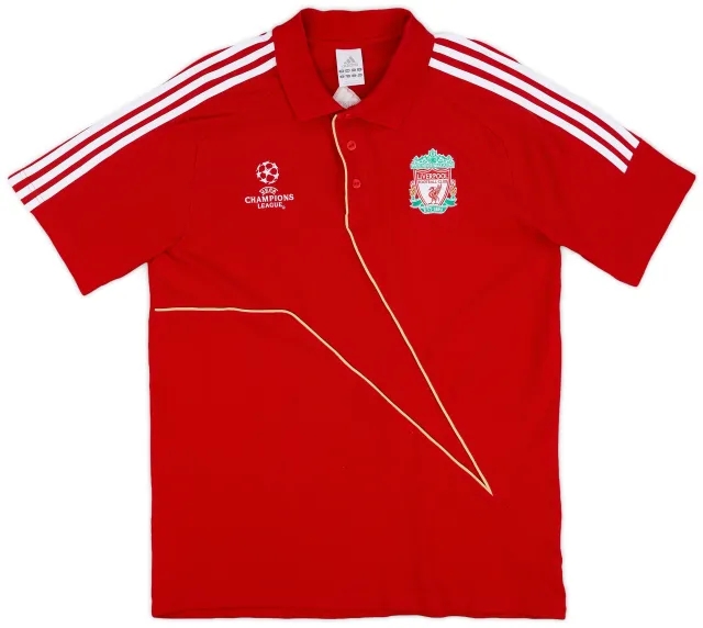 2009-10 Liverpool adidas CL Polo Shirt - 8/10 - (L/XL)