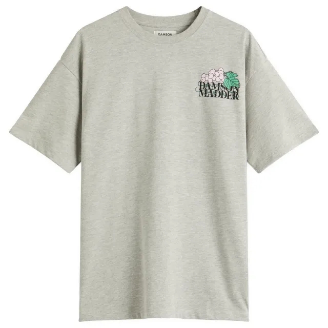 Damson Madder Women's Dessert Boyfriend T-Shirt Grey