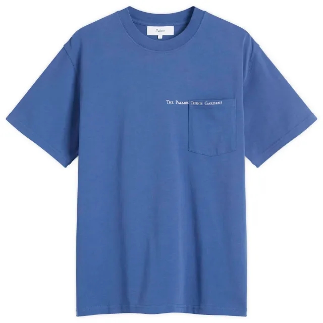 Palmes Men's Garden Pocket T-Shirt Blue