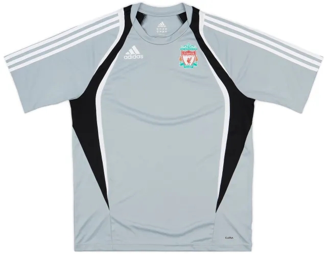 2010-11 Liverpool adidas Training Shirt - 9/10 - (L)