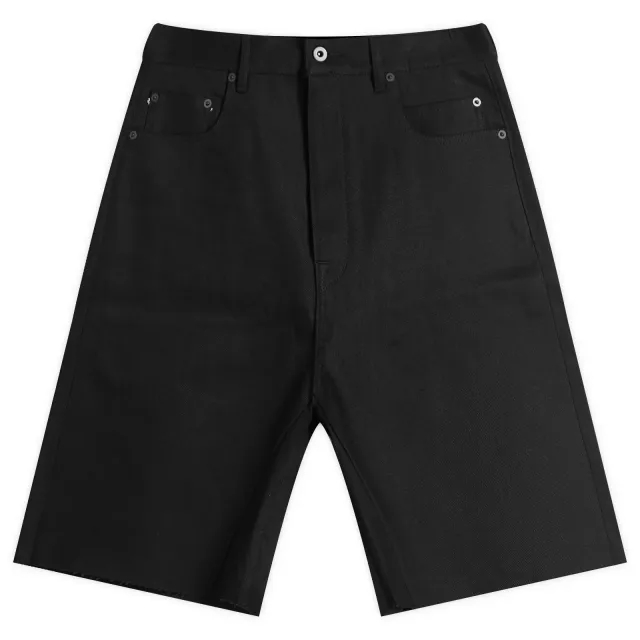 Rick Owens DRKSHDW Men's Geth Cut Off Shorts Black