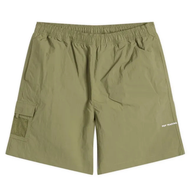 Pop Trading Company Men's Painter Shorts Four Leaf Clover